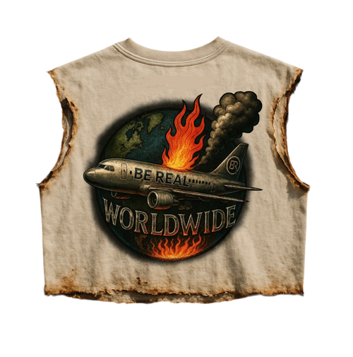 “BURNT TEE” 🔥🛩️🌎